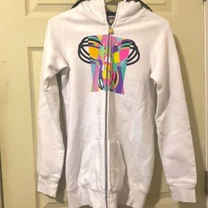 Tna zip up hoodie. US xs long length